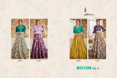 Western Vol 3 Pure Satin & Silk Eba Lifestyle Kurtis 9