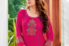 Woogle Sparkle Rayon Two Tone Straight Kurti Collection Design 1001 to 1006 Series (11)