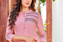 Woogle Sparkle Rayon Two Tone Straight Kurti Collection Design 1001 to 1006 Series (3)