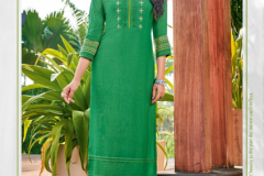 Woogle Sparkle Rayon Two Tone Straight Kurti Collection Design 1001 to 1006 Series (5)