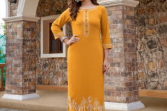 Wooglee Barbella 8 Heavy Rayon Kurti Design 2054 to 2059 Series (3)