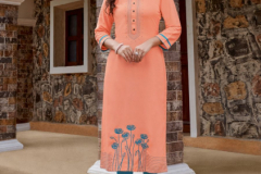 Wooglee Barbella 8 Heavy Rayon Kurti Design 2054 to 2059 Series (7)