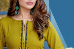 Wooglee Fashion Celebration Vol 10 Heavy Reyon Kurti With Plazzo Design 1064 to 1072 Series (1)