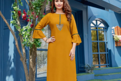 Wooglee Fashion Celebration Vol 10 Heavy Reyon Kurti With Plazzo Design 1064 to 1072 Series (4)