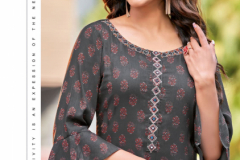 Wooglee Tarang Rayon Print Kurti Collection Design 6001 to 6006 Series (7)