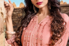 Yami Fashion Reshami Vol 02 Viscose Embroidery Work Kurti With Plazzo 3911 to 3916 Series (9)