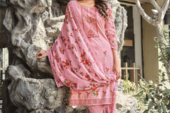 Yashika Trends Muskan Heavy Cotton Karachi Printed Salwar Suits Collection Design 1001 to 1008 Series (9)