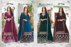 You Choice Rich Look Vol 03 Bridal Lehenga Unique Embroidery Design 3589 to 3592