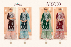 Your Choice Arzoo Blooming Georgette Sharara Suits Design 2001 to 2004 Serires (4)