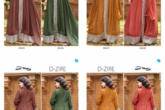 Your Choice D-Zire Georgette Salwar Suit Design 3825 to 3828 Series (7)