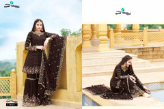 Your Choice Zaraa Vol 7 Georgette Sharara Salwar Suit Design 3969 to 3974 Series (2)