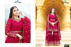 Your Choice Zaraa Vol 7 Georgette Sharara Salwar Suit Design 3969 to 3974 Series (3)