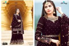 Your Choice Zaraa Vol 7 Georgette Sharara Salwar Suit Design 3969 to 3974 Series (8)