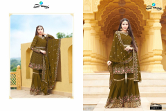 Your Choice Zaraa Vol 7 Georgette Sharara Salwar Suit Design 3969 to 3974 Series (9)