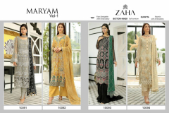 Zaha Maryam Georgette Pakistani Salwar Suits Design 10091 to 10094 Series (6)