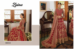 Zaina Vol 8 Designer Net Pakistani Salwar Suit Design 9000A to 9000D Series (3)