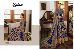 Zaina Vol 8 Designer Net Pakistani Salwar Suit Design 9000A to 9000D Series (4)