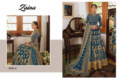 Zaina Vol 8 Designer Net Pakistani Salwar Suit Design 9000A to 9000D Series (5)
