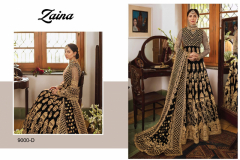 Zaina Vol 8 Designer Net Pakistani Salwar Suit Design 9000A to 9000D Series (6)