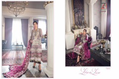 Zaura Hassan Leredu Luxe Pakisthani Suits Heavy Butterfly Net Design 702 to 705 4