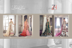 Zaura Hassan Leredu Luxe Pakisthani Suits Heavy Butterfly Net Design 702 to 705