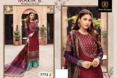 Ziaaz Designs Maria B Wedding Collection Pakistani Salwar Suit Design 7776M to 7773J Series (2)