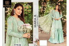 Ziaaz Designs Maria B Wedding Collection Pakistani Salwar Suit Design 7776M to 7773J Series (5)