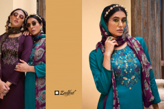 Zulfat Designer Damini Pure Jam Cotton With Embroidery Work Salwar Suits Collection Design 482-001 to 482-010 Series (2)