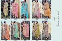 Zulfat Designer Suit Summer Carnival Pure Cotton Print Salwar Suit Collection Design 504-001 to 504-010 Series (13)
