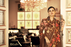 Zulfat Designer Suits Al'MARINA Woollen Pashmina Collection Design 459001 to 459010 Series (4)