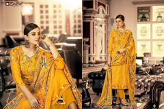 Zulfat Designer Suits Al'MARINA Woollen Pashmina Collection Design 459001 to 459010 Series (6)