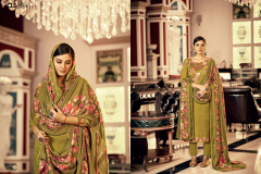 Zulfat Designer Suits Al'MARINA Woollen Pashmina Collection Design 459001 to 459010 Series (8)