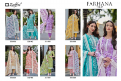 Zulfat Designer Suits Farhana Vol 7 Cotton Designer Printed Salwar Suit Collection Design 551-001 to 551-008 Series (6)