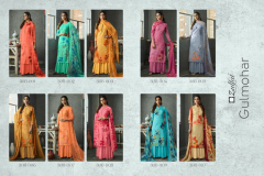 Zulfat Designer Suits Gulmohar Pure Cotton Digital Style Print 01 to 10 Series (12)