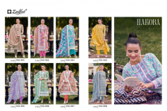 Zulfat Designer Suits Hakoba Cotton Pure Cotton Printed Salwar Suit Design 550-001 To 550-008 Series (11)