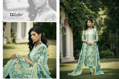 Zulfat Designer Suits Hayaat Crepe Printed Salwar Suits Collection 409-001 to 409-010 Series (5)