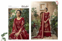 Zulfat Designer Suits Heenaz Pure Pasmina Design 204-01 to 204-10 5