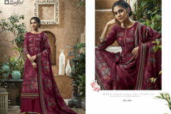 Zulfat Designer Suits Heenaz Pure Pasmina Design 204-01 to 204-10 6