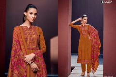 Zulfat Designer Suits Inteha Woollen Pashmina Collection Design 452001 to 452010 Series (5)
