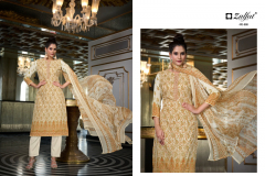 Zulfat Designer Suits Kanikaari Pure Cotton Printed Salwar Suit Collection Design 495-001 to 495-010 Series (10)