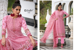 Zulfat Designer Suits Kanikaari Pure Cotton Printed Salwar Suit Collection Design 495-001 to 495-010 Series (7)