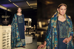 Zulfat Designer Suits Madhubani Woollen Pashmina Winter Collection Design 455-001 to 455-010 Series (15)