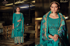 Zulfat Designer Suits Madhubani Woollen Pashmina Winter Collection Design 455-001 to 455-010 Series (7)