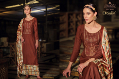 Zulfat Designer Suits Madhubani Woollen Pashmina Winter Collection Design 455-001 to 455-010 Series (8)