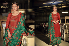 Zulfat Designer Suits Madhubani Woollen Pashmina Winter Collection Design 455-001 to 455-010 Series (9)