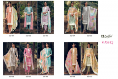 Zulfat Designer Suits Mashq Pure Cotton Designer Print Salwar Suit Design 502-001 to 502-010 Series (14)
