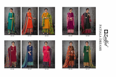 Zulfat Designer Suits Patiala Dreams Pure Pasmina Print Design 01 to 10