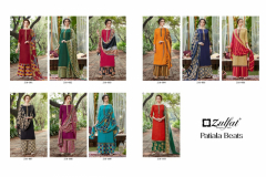 Zulfat Designer Suits Patiyala Beats Pure Pasmina Design 1 to 10