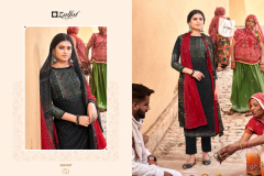 Zulfat Designer Suits Riyasat Pure Cotton Digital Style Suits Collection Design 423-001 to 423-010 Series (10)