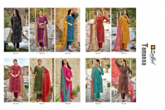 Zulfat Designer Suits Tamanna Pure Cotton Printed & Mirror Handwork Suits Collection Design 488-001 to 488-010 Series (14)